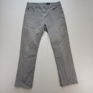 AG Adriano Goldschmied Pants Mens 30x28* Gray Everett Slim Straight Stretch